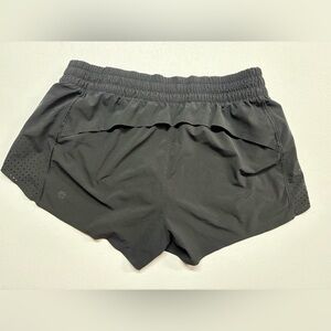 Women’s Athleta Black Running Shorts Lightweight Perforated Athletic Activewear